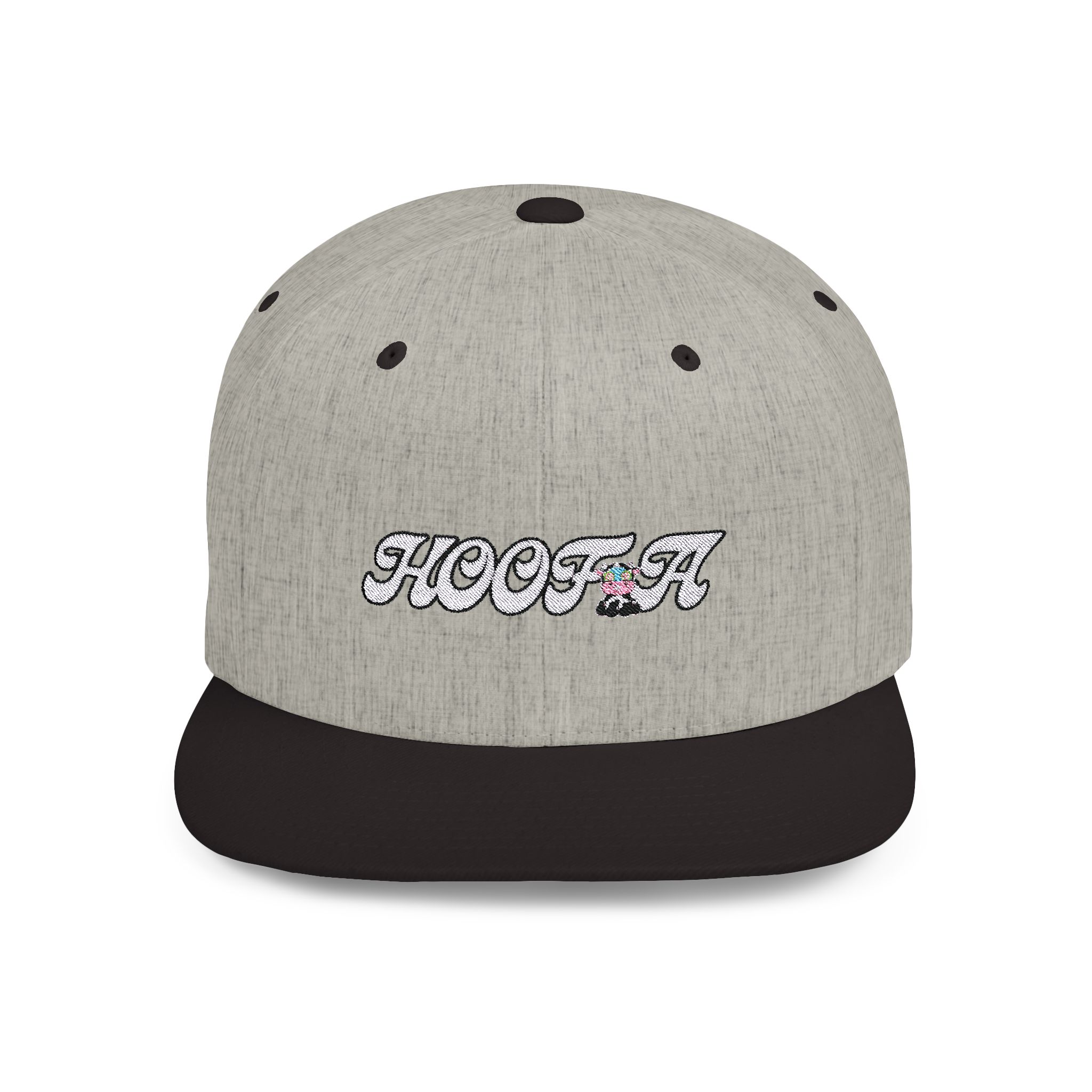 HOOF•A – Embroidered Flat Bill Snapback